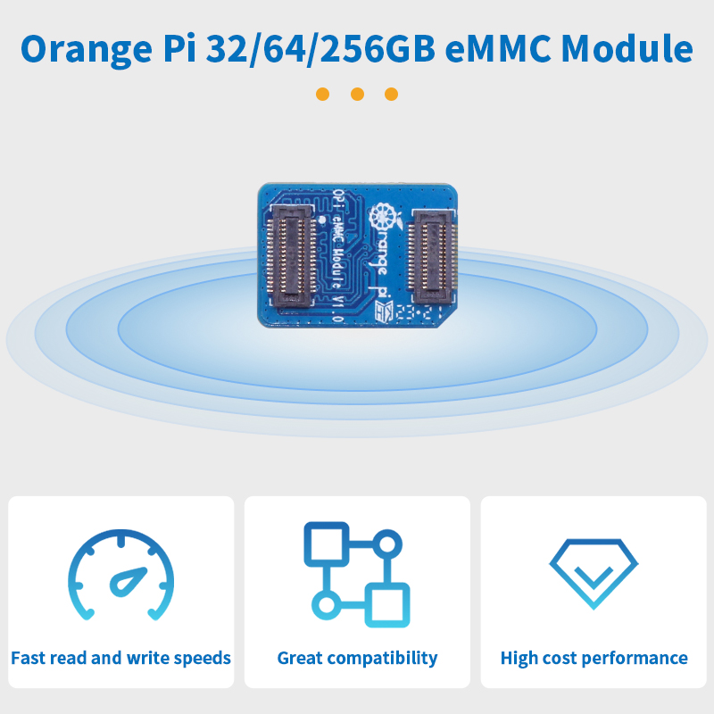 Orange Pi 5 Plus 32Gb - Orange Pi EMMC Module 32GB 64GB